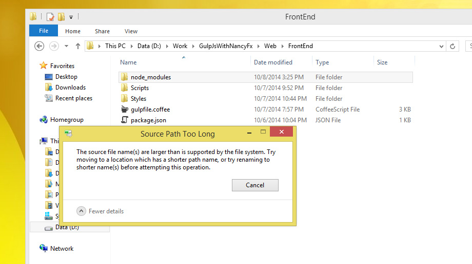 Experimentando o File Explorer - Shift + Delete - Etapa 1