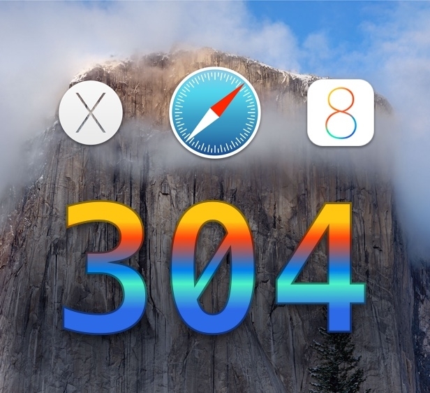 O bug da página em branco do Safari ainda está lá no Yosemite e iOS 8